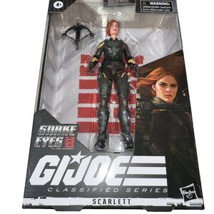 Hasbro G.I. Joe Classified Series Snake Eyes Scarlet 6" Action Figure NEW